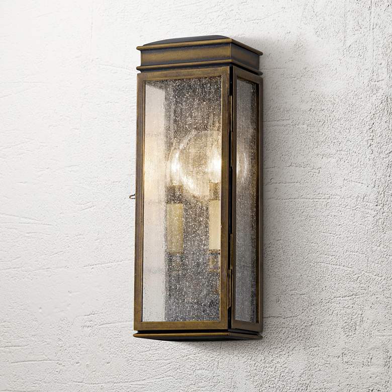 Image 1 Generation Lighting Whitaker 17 1/4" Rectangular Outdoor Wall Light