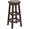 Generations Chocolate 30" Backless Outdoor Swivel Barstool