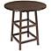 Generations Chocolate Round Outdoor Pub Table