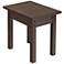 Generations Chocolate Small Outdoor Side Table