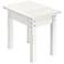Generations White Small Outdoor Side Table