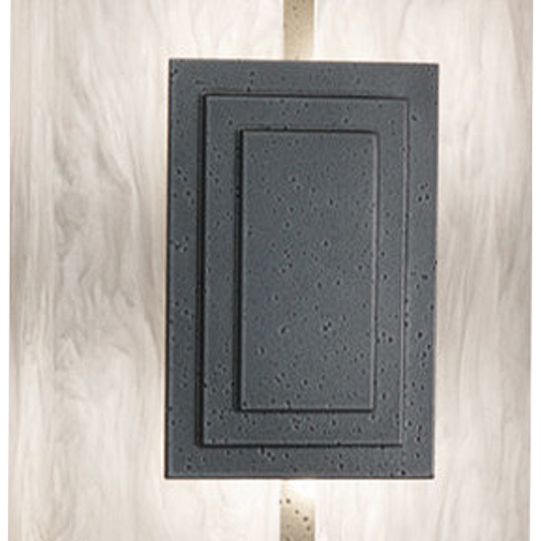Image 2 Genesis 12" High Smoked Silver|Faux Alabaster ADA Sconce LED Retrofit more views