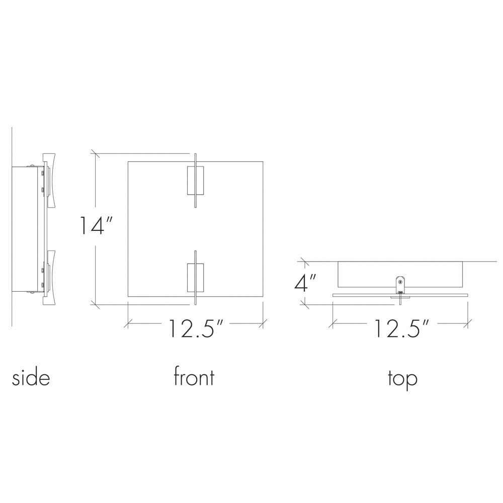 Image 3 Genesis 14" High Cast Bronze|Caramel Onyx ADA Sconce 0-10V LED more views