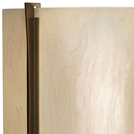Image 2 Genesis 14" High Medieval Bronze|Caramel Onyx Exterior Sconce LED more views