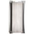 Genesis 14" High Satin Pewter and Faux Alabaster ADA Sconce