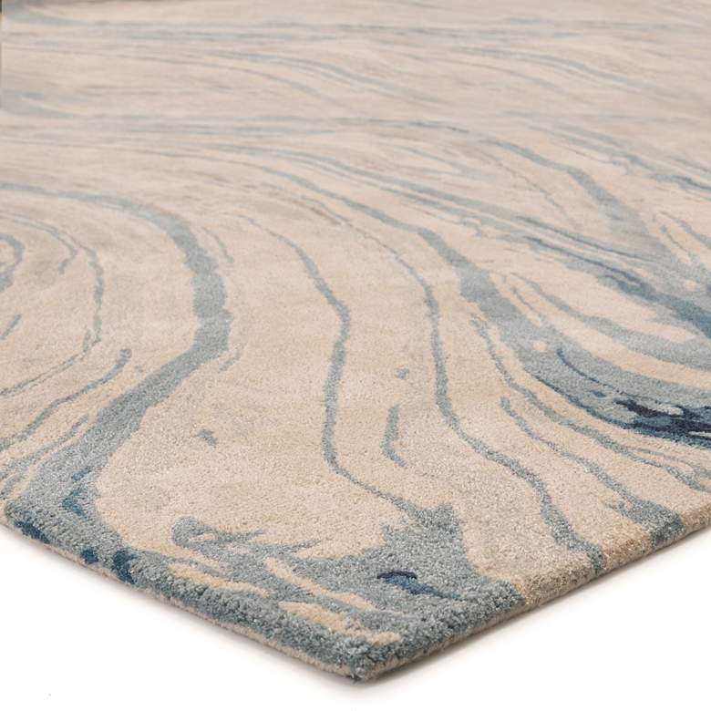 Image 3 Genesis Atha GES22 5'x8' Blue and Gray Abstract Area Rug more views