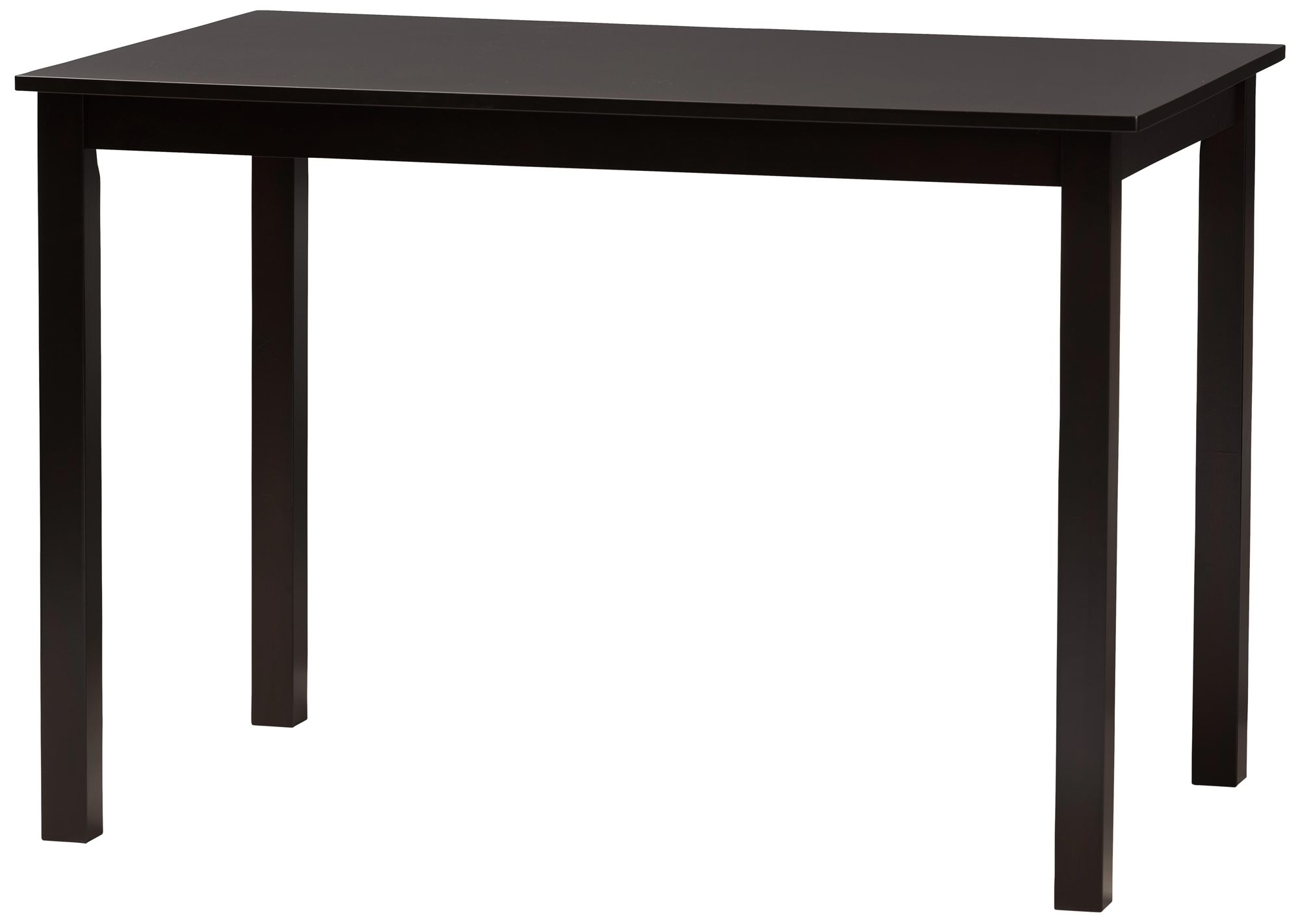 Genesis Gray Fabric Dark Brown Wood 5-Piece Dining Set