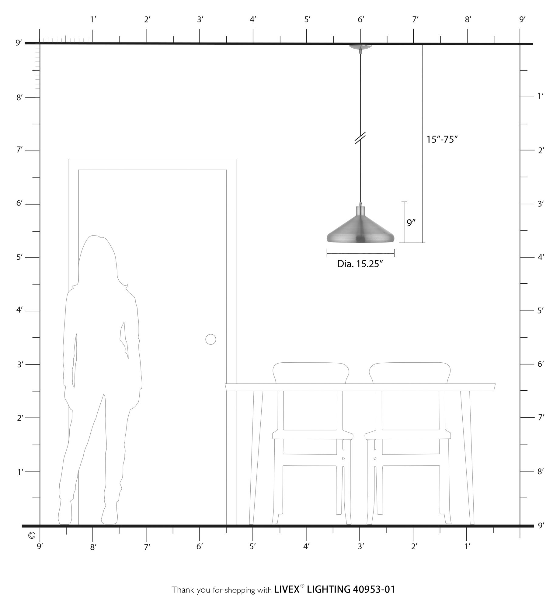 Geneva 1 Light Antique Brass Pendant