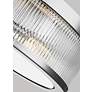3_Geneva 14" Wide Polished Nickel 2-Light Ceiling Light more views