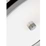 4_Geneva 14" Wide Polished Nickel 2-Light Ceiling Light more views