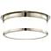 Geneva 15 1/4" Wide Nickel Ceiling Light by Hudson Valley