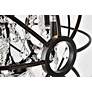 6_Geneva 20" Wide Dark Bronze Steel Crystal 5-Light Pendant more views