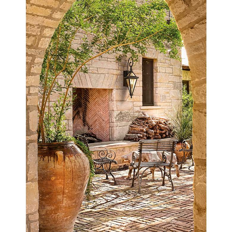 Image 4 Geneva 30 1/4" High Vintage Bronze Outdoor Wall Light more views