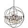 Geneva 43 1/2" Wide Rustic Intent 18-Light Orb Chandelier