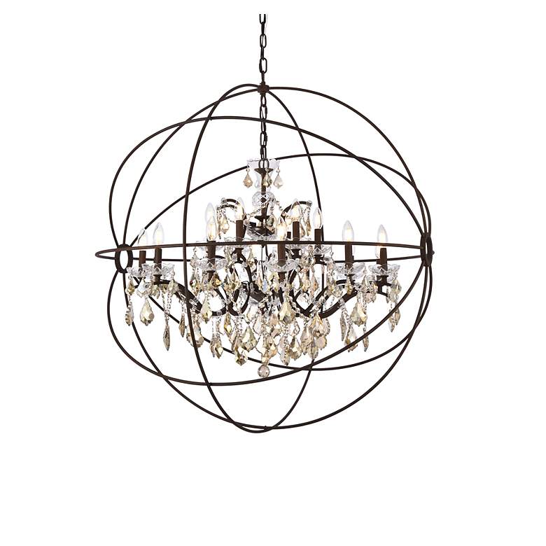 Image 5 Geneva 43 1/2" Wide Rustic Intent 18-Light Orb Chandelier more views