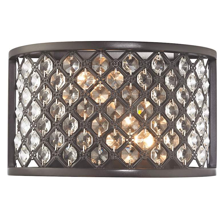 Image 1 Genevieve 6 inch High 2-Light Sconce - Oil Rubbed Bronze