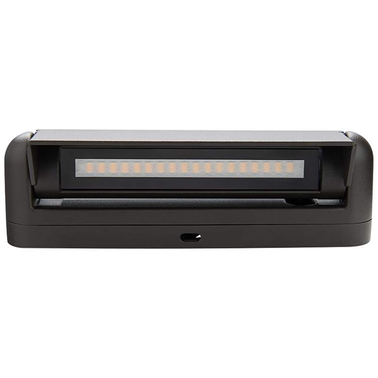 Image 3 Genie 12 1/4"H Black Linear 2700K LED Landscape Path Light more views