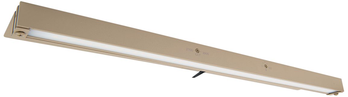 Genie 12 1/4"H Bronze Linear 2700K LED Landscape Path Light