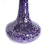 Genie 14 1/4" High Purple Mosaic Pattern Ceramic Accent Table Lamp