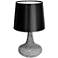 Genie Black Mosaic Tiled Glass 14 1/4"H Accent Table Lamp