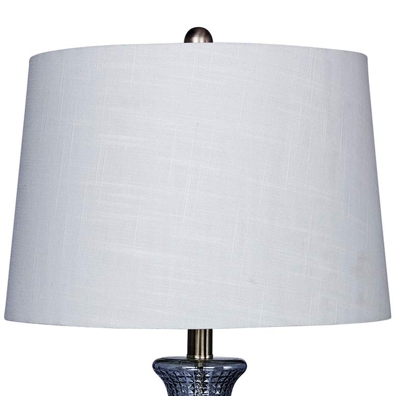 Image 2 Genie Bottle 27 1/2" Modern Light Blue Glass Table Lamp more views