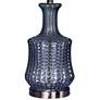 Genie Bottle 27 1/2" Modern Light Blue Glass Table Lamp