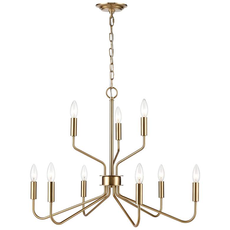 Image 1 Genista 28" Wide 9-Light Chandelier