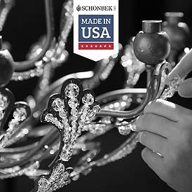 Image5 of Genoa 3.88"H x 9"W 1-Lt Crystal Flush Mt in Polished Chrome more views