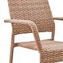 5_Genoa Nature Tan Weave Outdoor Dining Armchair more views