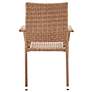 6_Genoa Nature Tan Weave Outdoor Dining Armchair more views