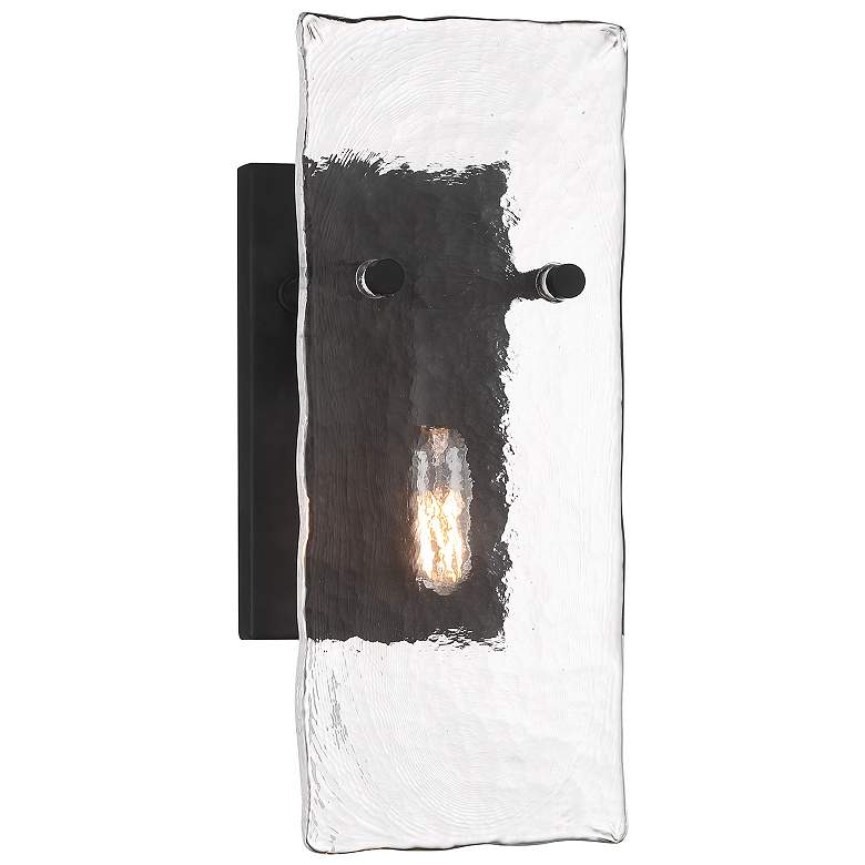 Image 1 Genry 1-Light Wall Sconce in Matte Black