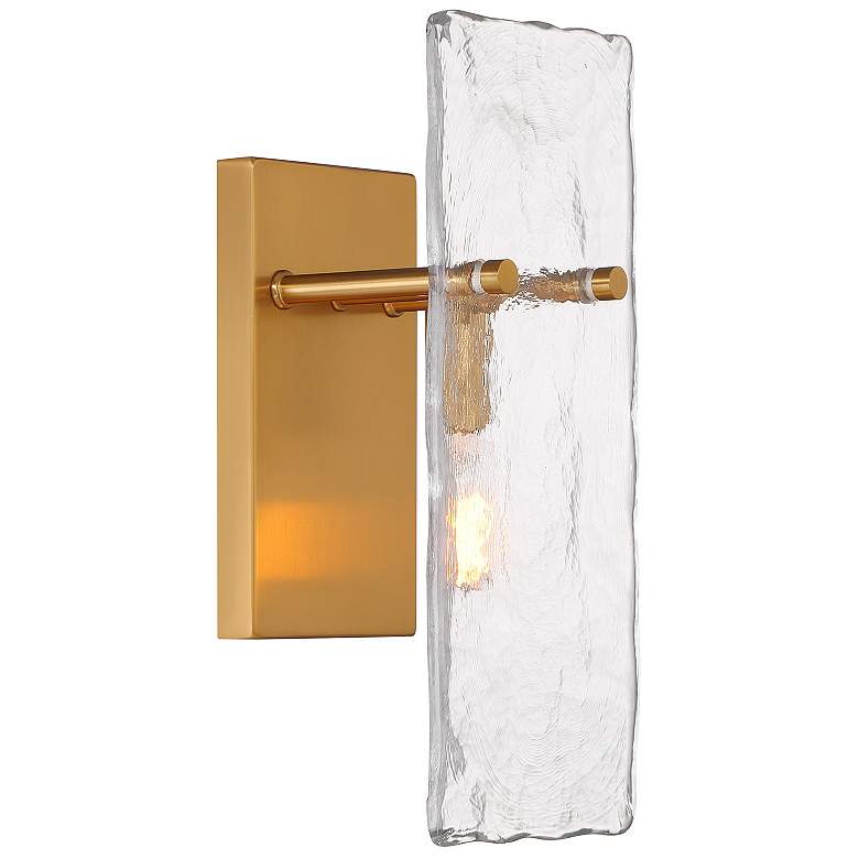 Image 4 Genry 1-Light Wall Sconce in Warm Brass more views