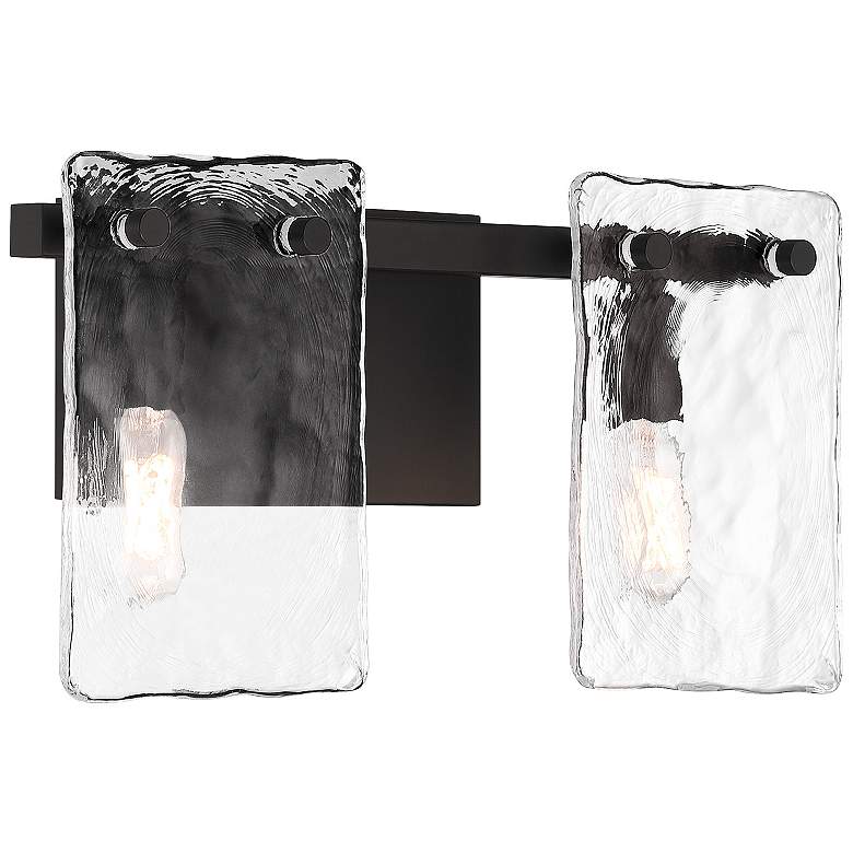 Image 4 Genry 2-Light Bathroom Vanity Light in Matte Black more views