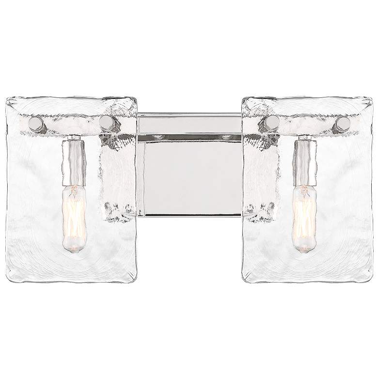 Image 1 Genry 2-Light Bathroom Vanity Light in Polished Nickel