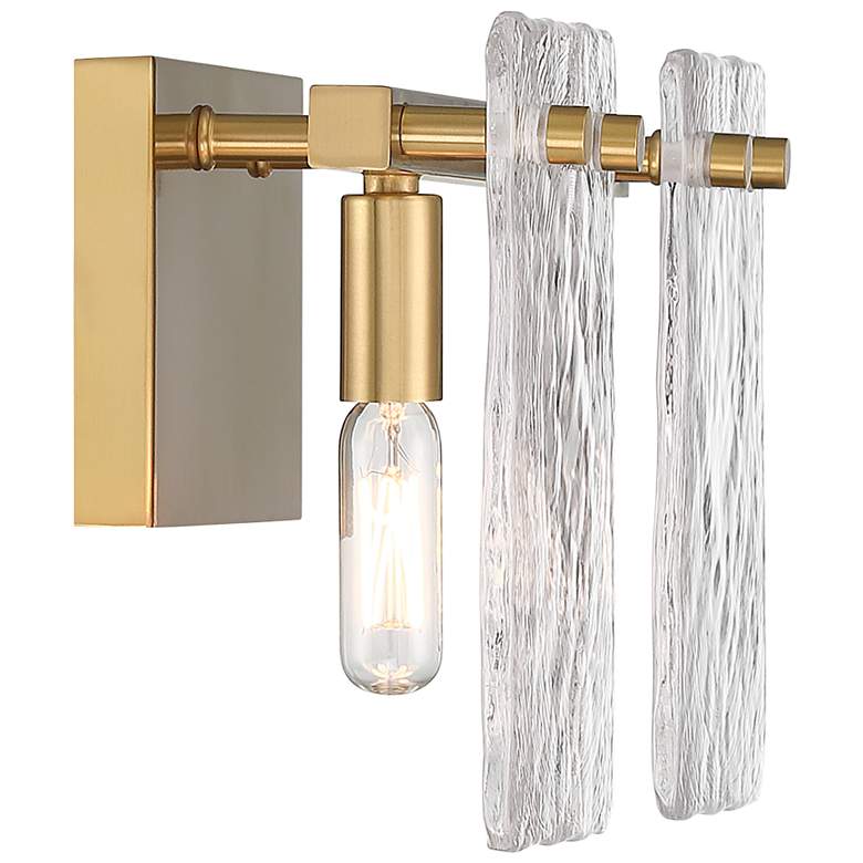 Image 5 Genry 2-Light Bathroom Vanity Light in Warm Brass more views