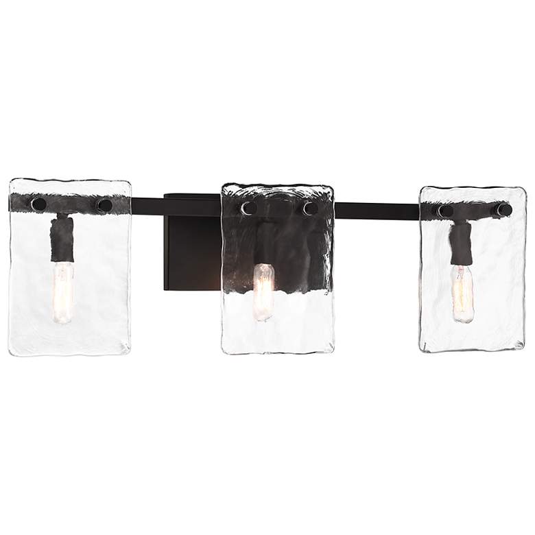 Image 3 Genry 3-Light Bathroom Vanity Light in Matte Black more views