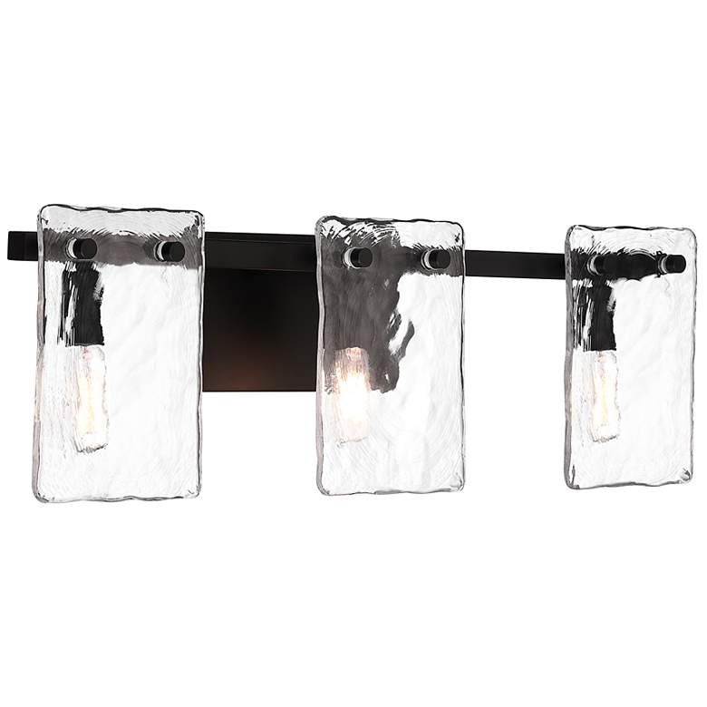 Image 4 Genry 3-Light Bathroom Vanity Light in Matte Black more views