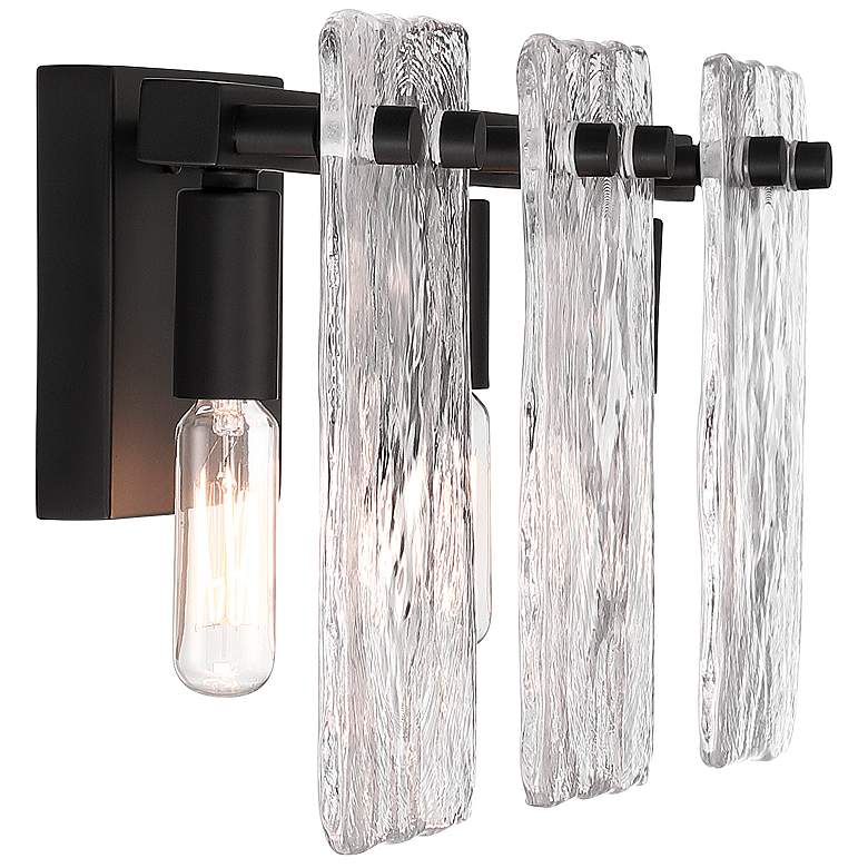 Image 5 Genry 3-Light Bathroom Vanity Light in Matte Black more views