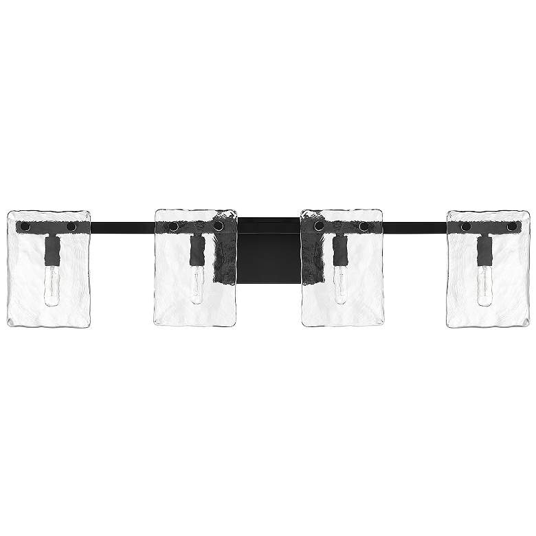 Image 2 Genry 4-Light Bathroom Vanity Light in Matte Black more views