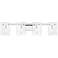 Genry 4-Light Bathroom Vanity Light in Polished Nickel
