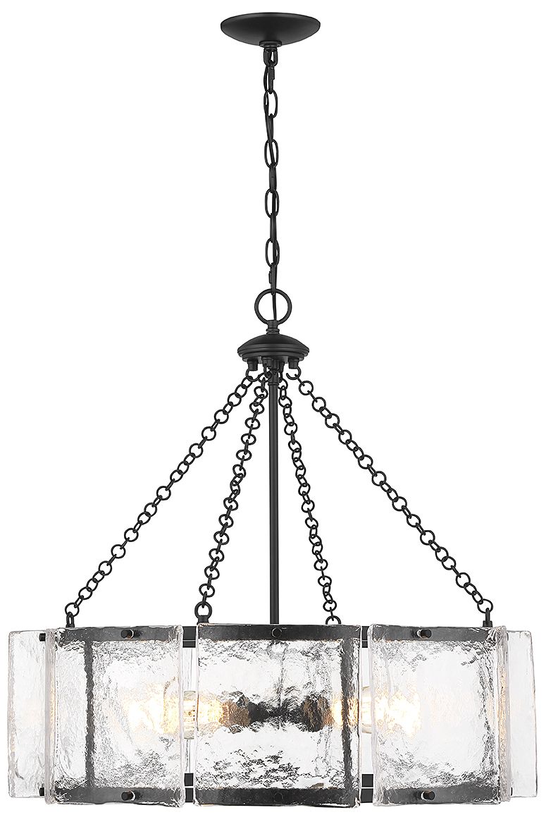 Genry 5-Light Pendant in Matte Black