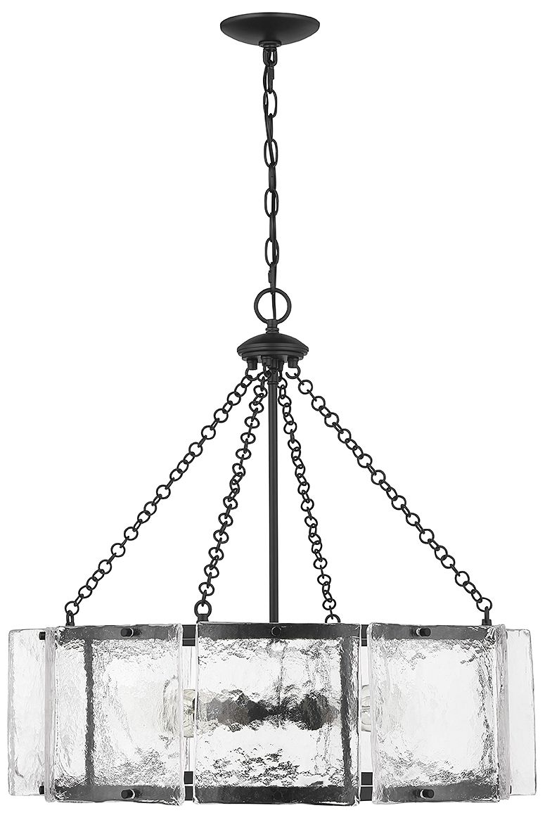 Image 2 Genry 5-Light Pendant in Matte Black more views