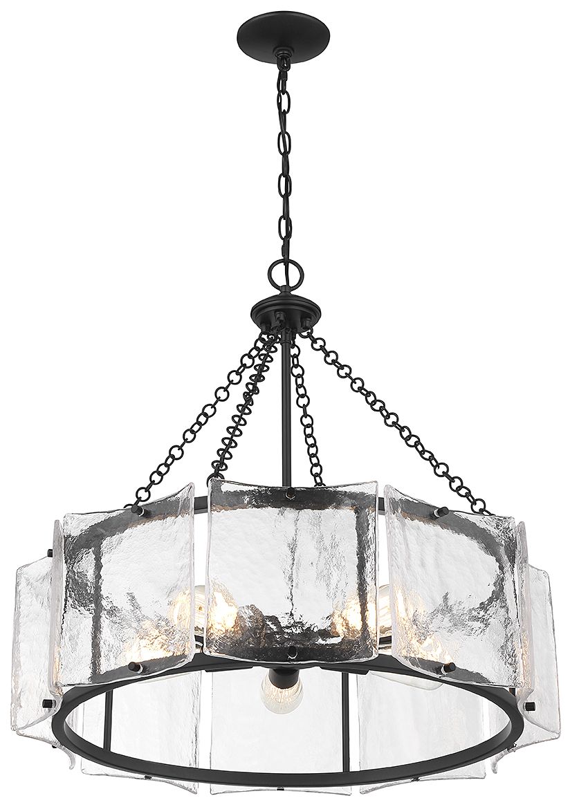Image 3 Genry 5-Light Pendant in Matte Black more views