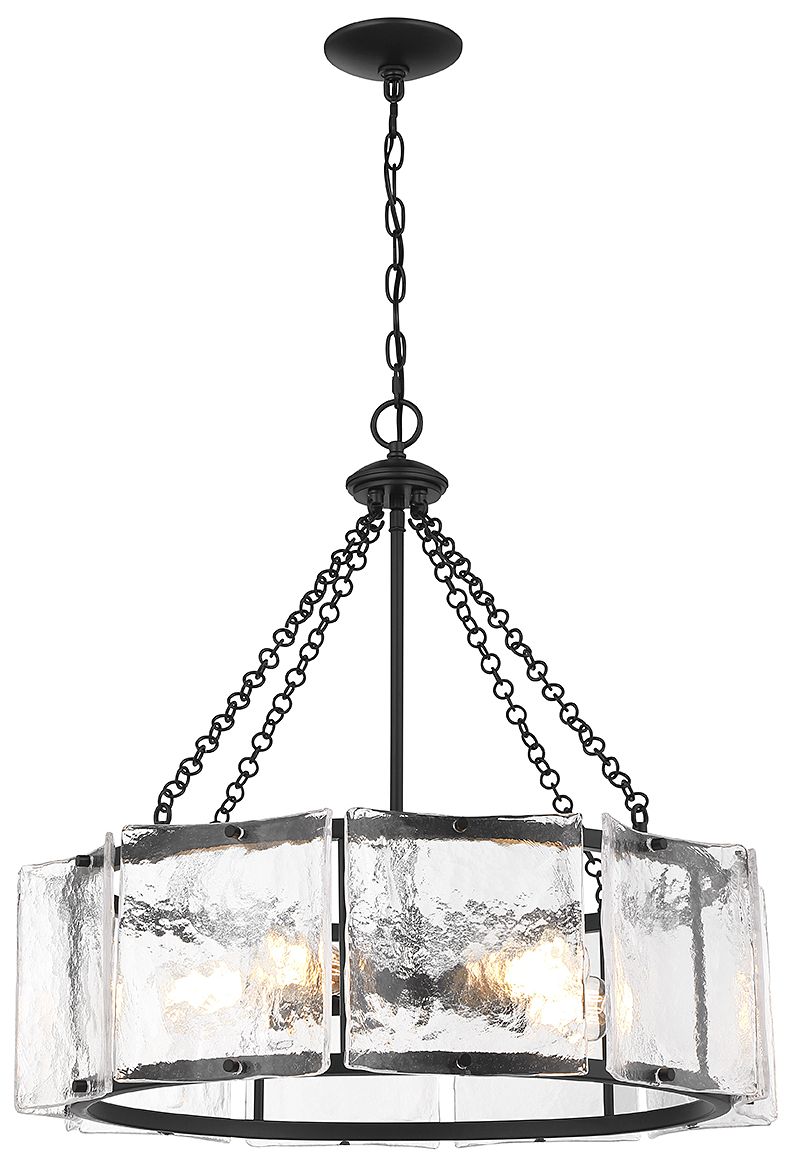 Image 4 Genry 5-Light Pendant in Matte Black more views