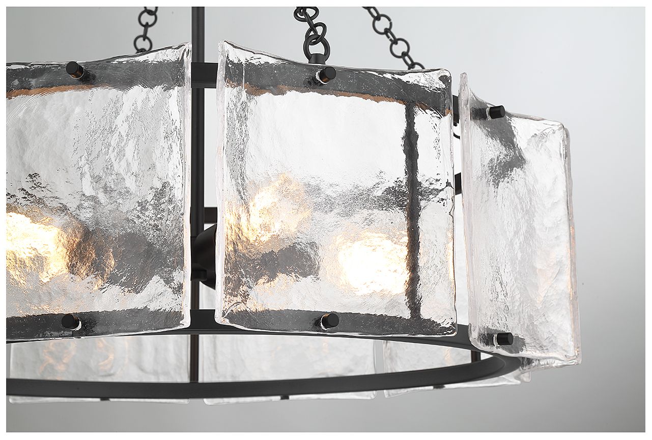 Image 5 Genry 5-Light Pendant in Matte Black more views