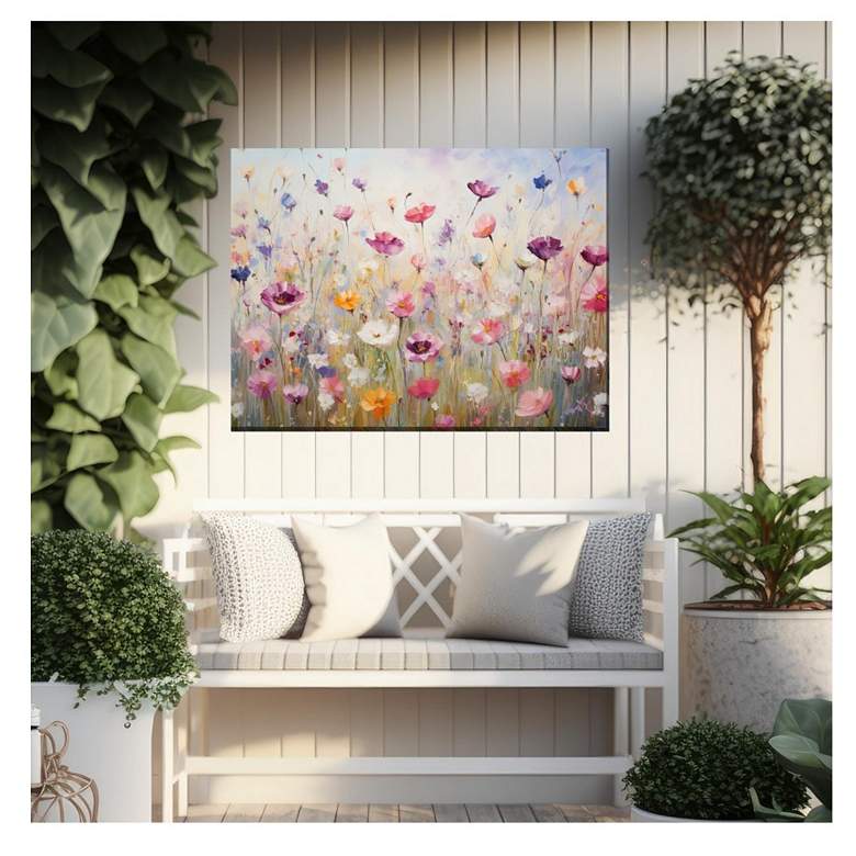 Image 3 Genteel Garden Outdoor Canvas Art more views