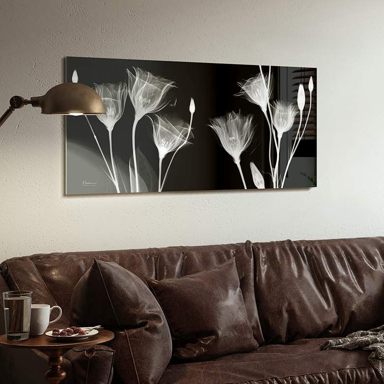 Image 5 Gentian X-Ray 48"W Floating Tempered Glass Graphic Wall Art more views