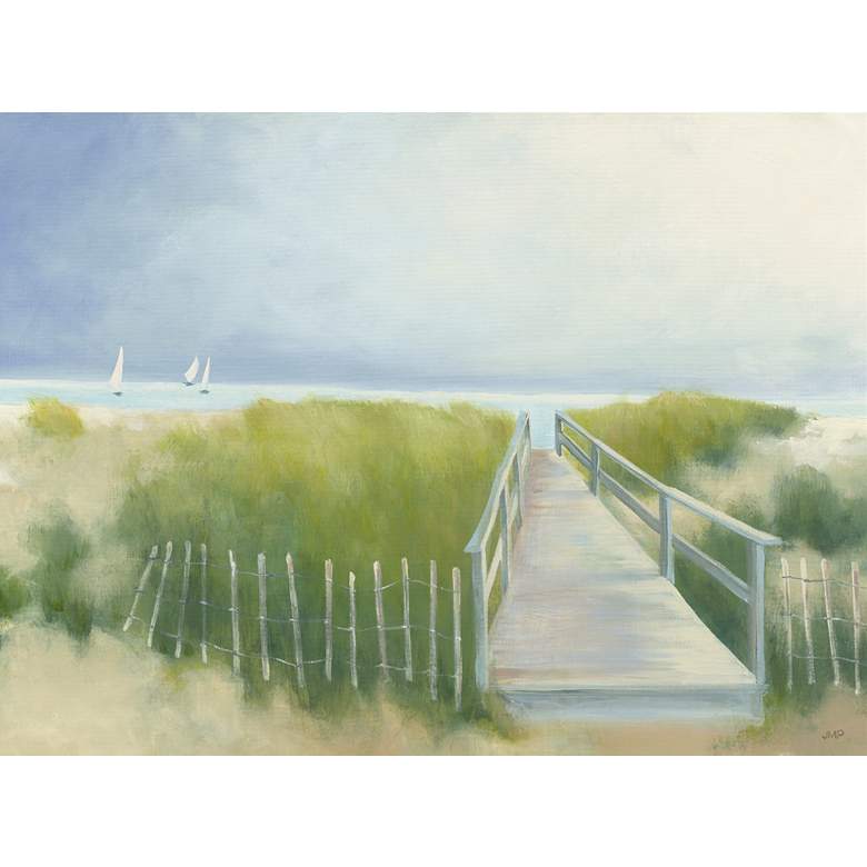 Image 1 Gentle Breeze 40" Wide All-Weather Outdoor Canvas Wall Art
