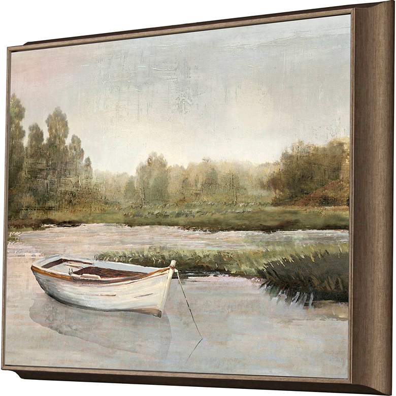Image 3 Gentle River Still 26"W x 19"H Non-Glass Framed Art more views