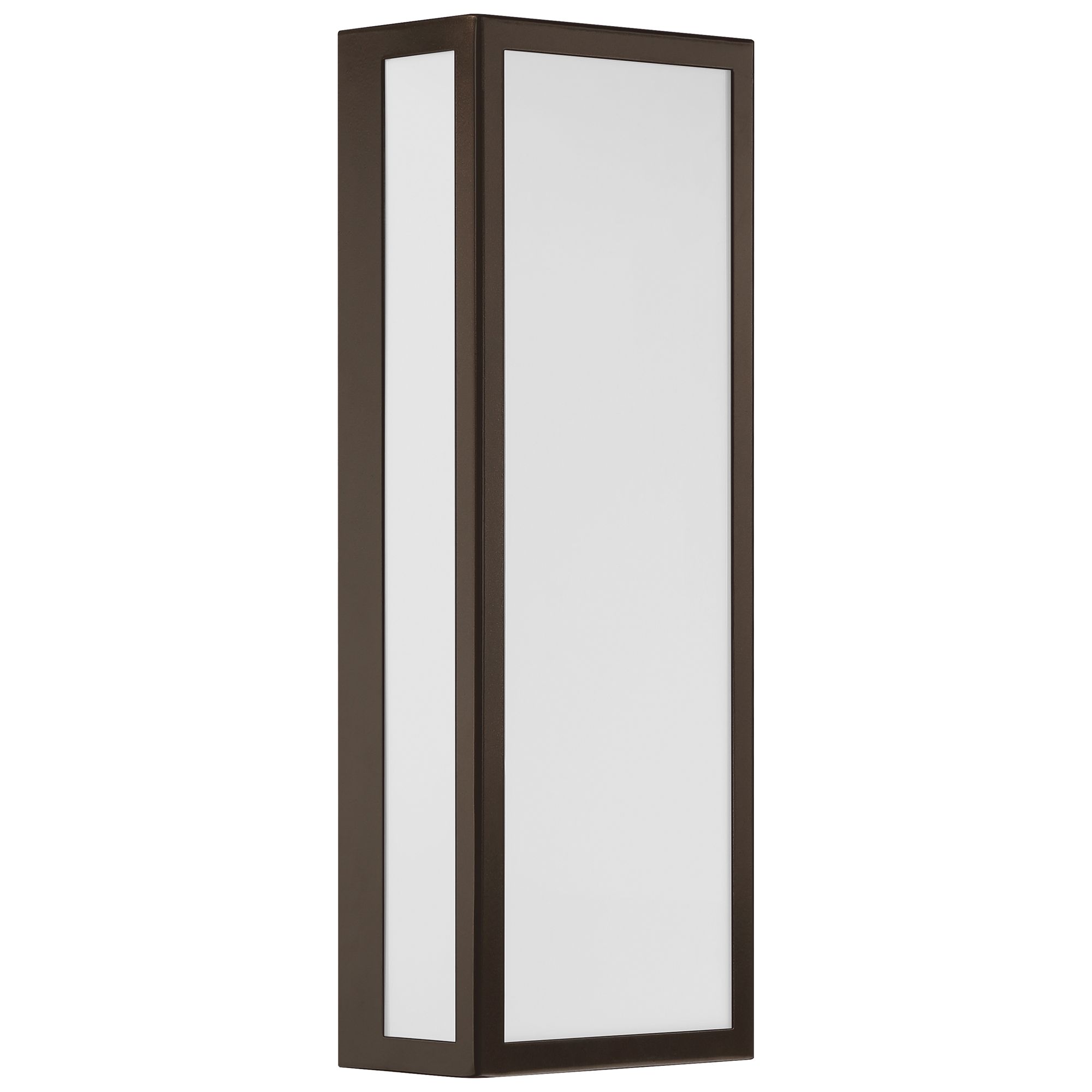 Image 6 GEO 18" High Black Dual Voltage LED Outdoor Wall Mount with Acrylic Le more views